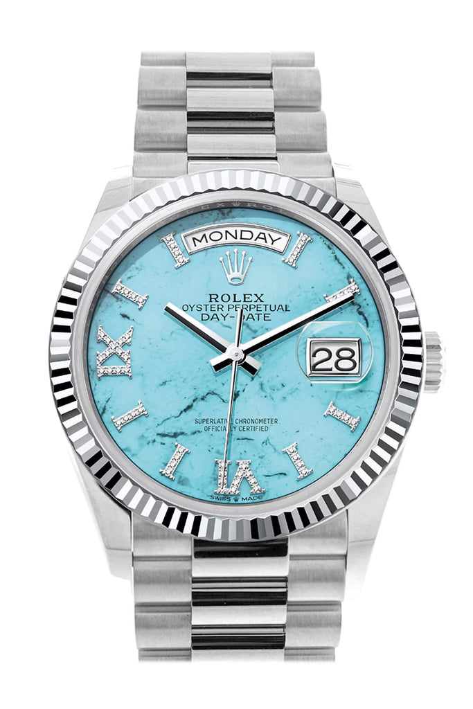 Blue dial - Silver strap - 36mm