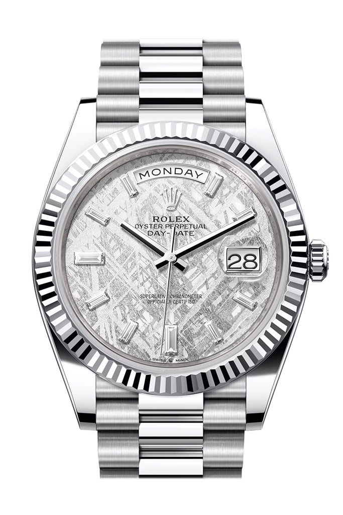 Silver-grey dial - Silver strap - 40 mm