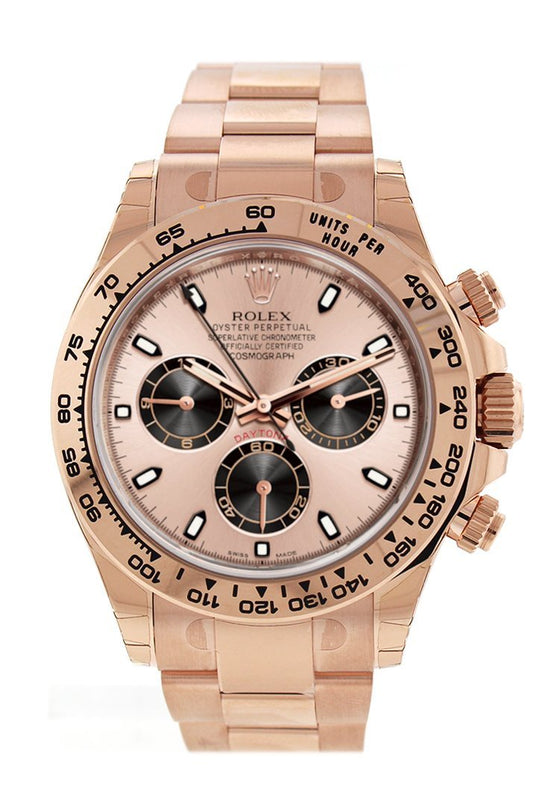 Pink dial - Gold strap - 40 mm