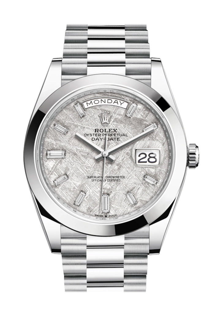 Silver-grey dial - Silver strap - 40 mm
