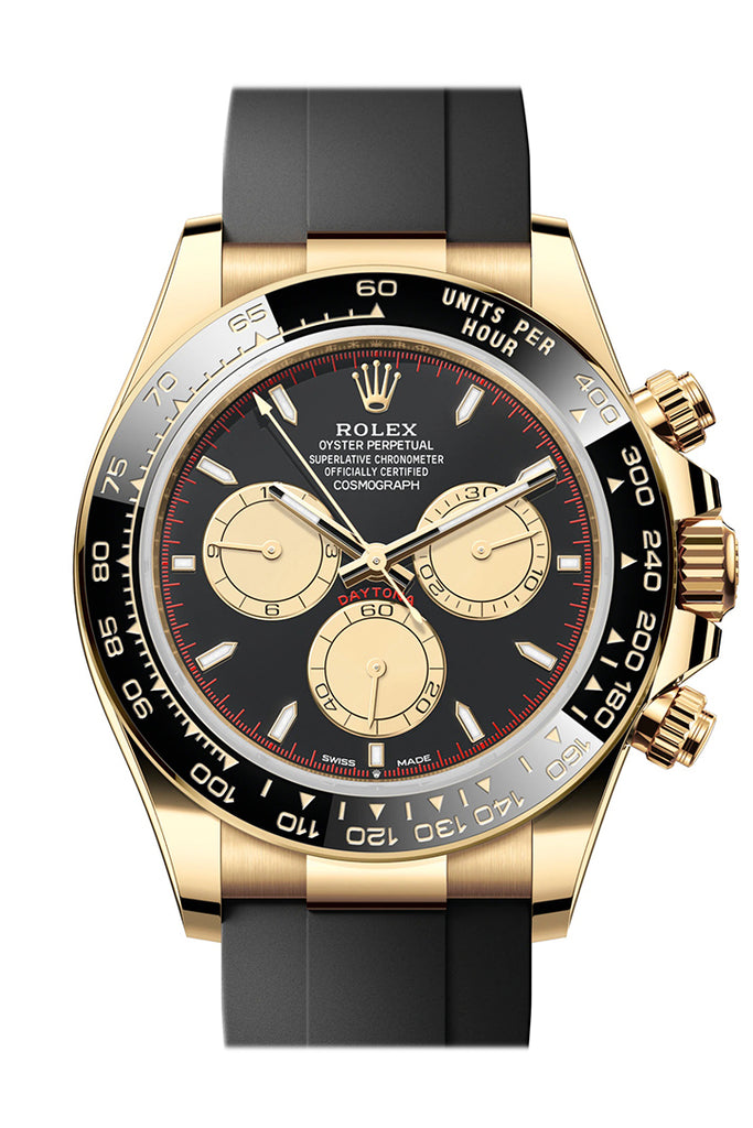 Pure black dial - black strap - 40MM