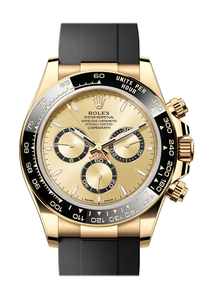 Gold dial - Black strap - 40MM