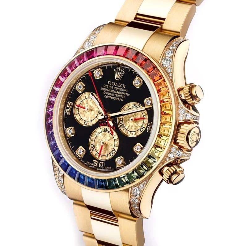 Black dial - Gold strap -40MM