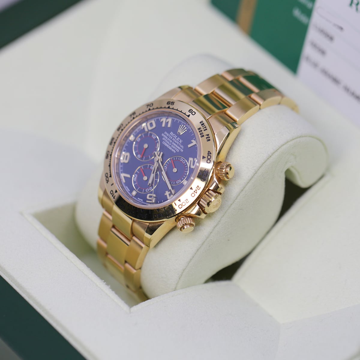 Blue dial - Gold strap - 40mm