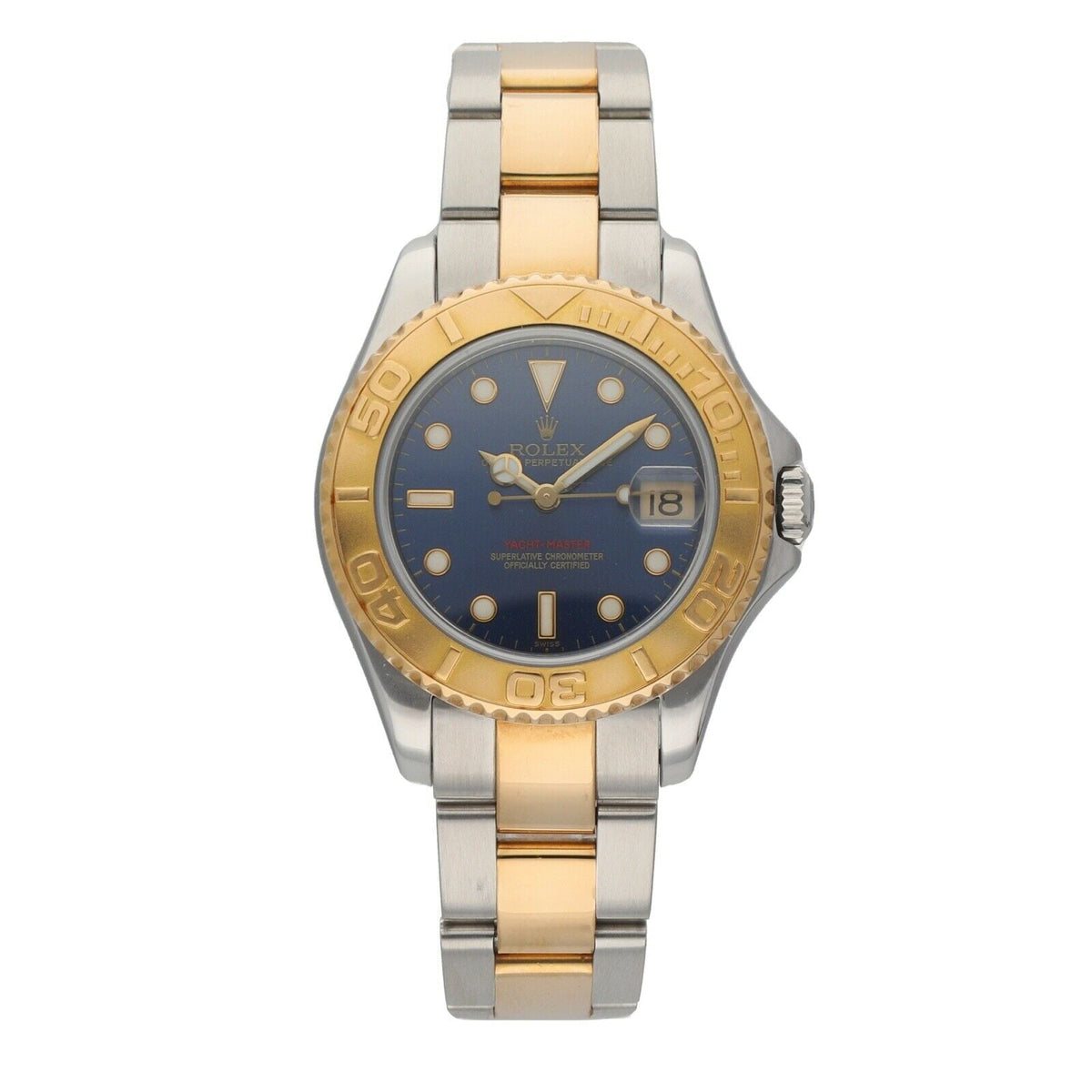 Dark blue dial watch - gold-29MM