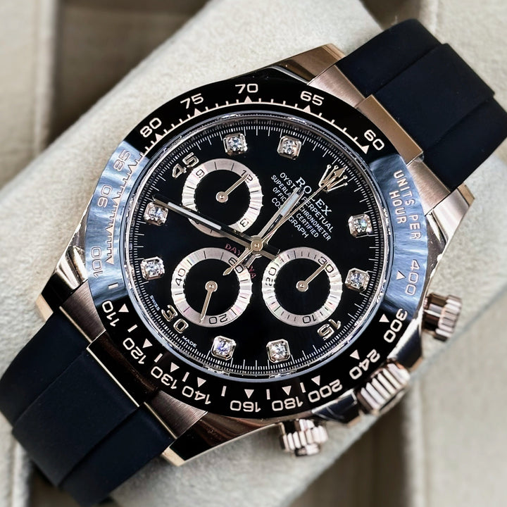 Black dial - Black strap - 40MM