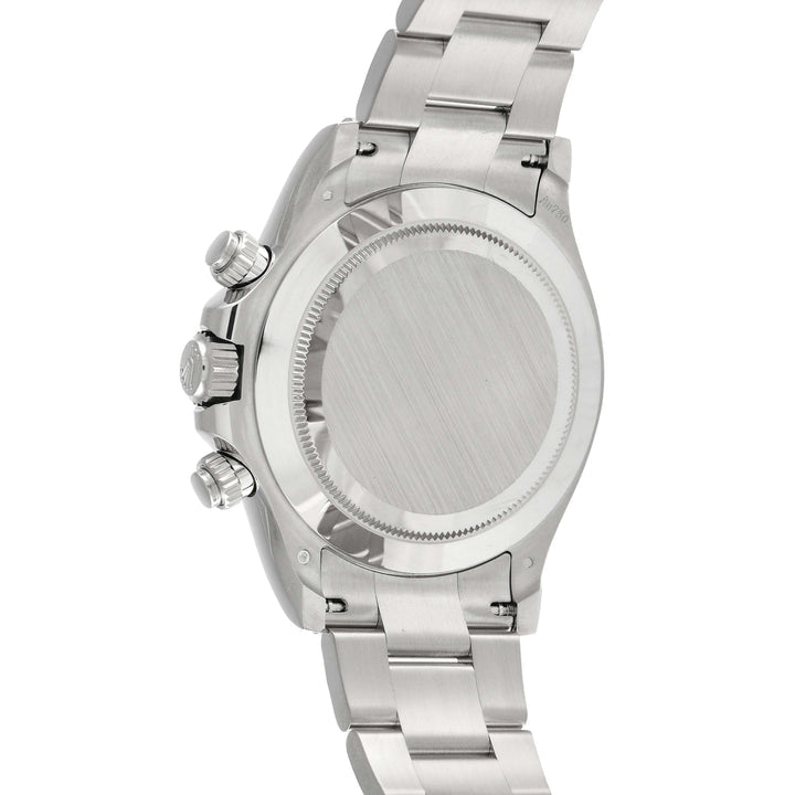 Shiny black dial - Silver strap - 40MM