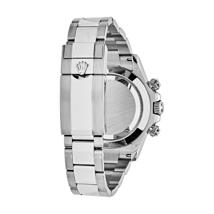 Shiny black dial - Silver strap - 40MM