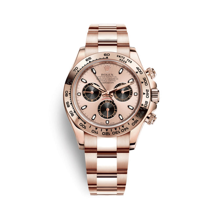 Pink dial - Gold strap - 40 mm