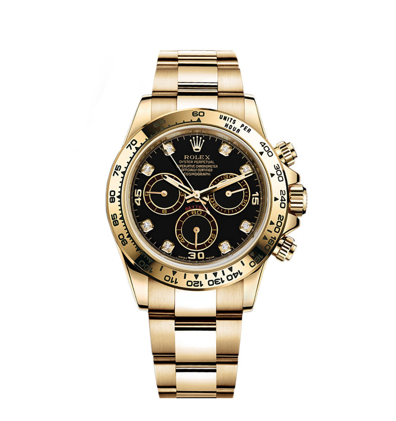 Black dial - Gold strap -40MM