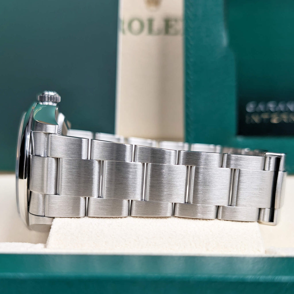 Black dial watch-Silver-36MM