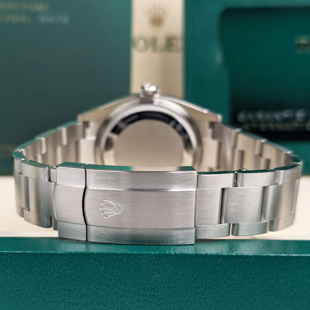 Black dial watch-Silver-36MM