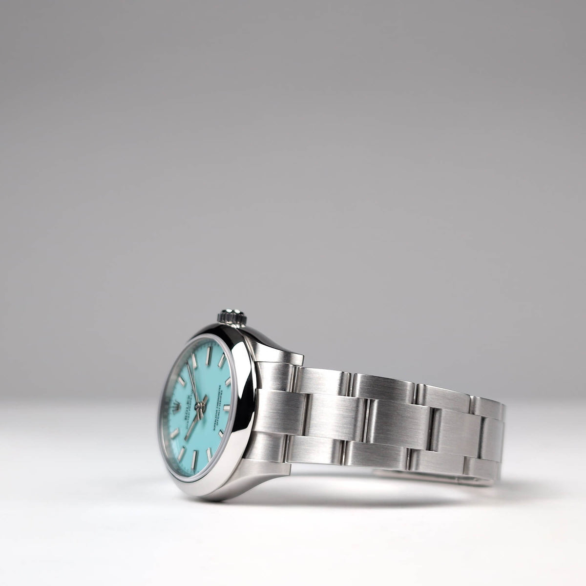 Turquoise Blue Dial Watch-Silver-31MM