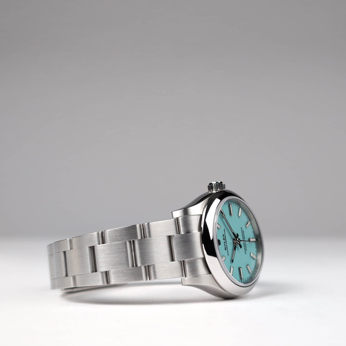Turquoise Blue Dial Watch-Silver-31MM