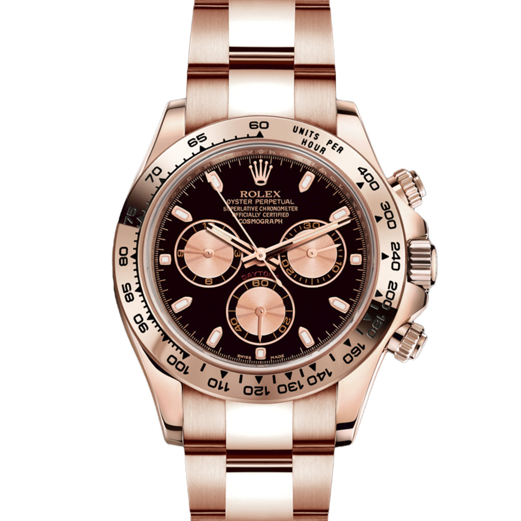 Black dial - Gold strap - 40 mm