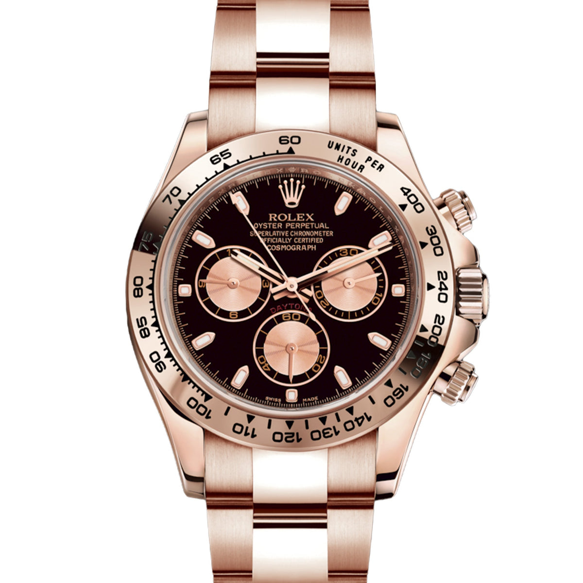 Black dial - Gold strap - 40 mm