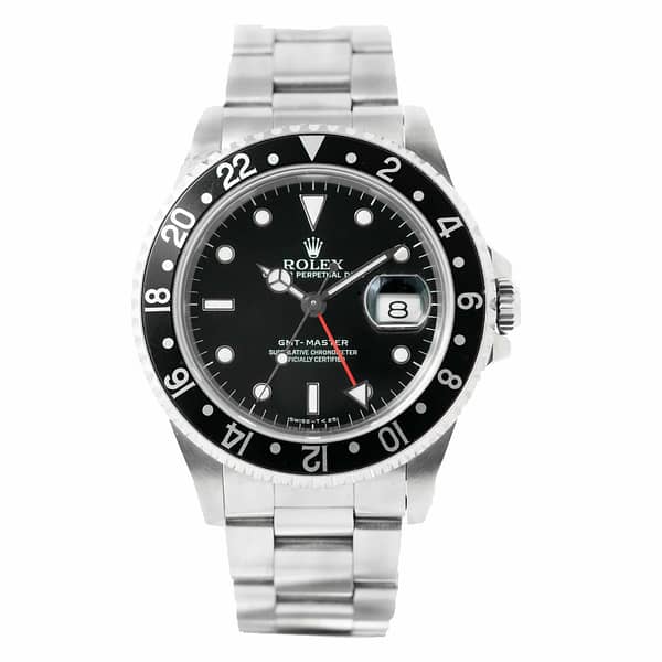 Black Dial Watch-Silver-40MM