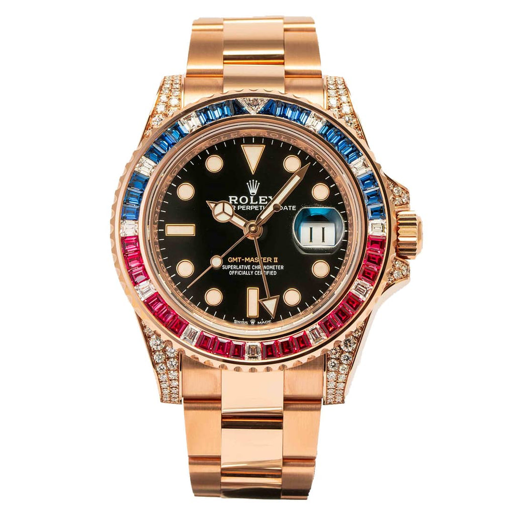 Black dial watch-gold-40MM