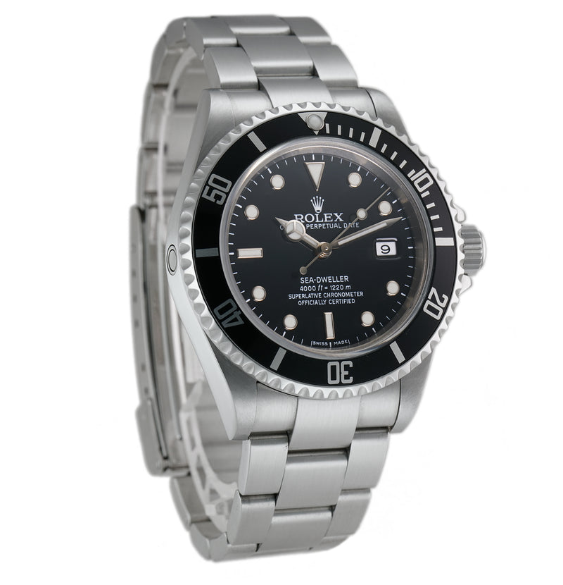 Black dial watch-Silver-40MM