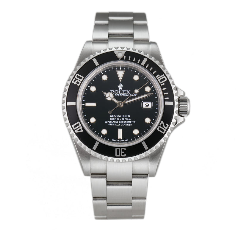 Black dial watch-Silver-40MM