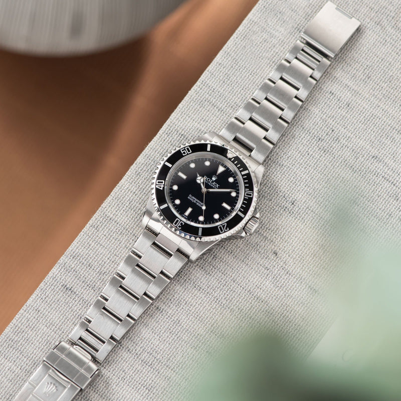 Black Dial Watch - Silver-40MM