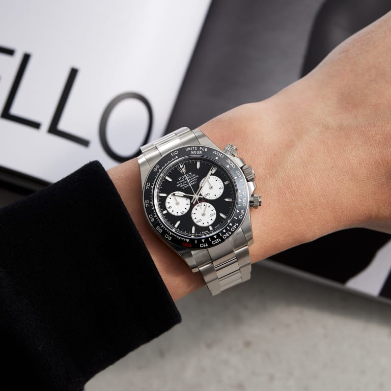 Black Panda Dial - Silver Strap - 40MM