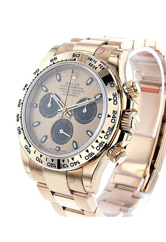 Pink dial - Gold strap - 40 mm