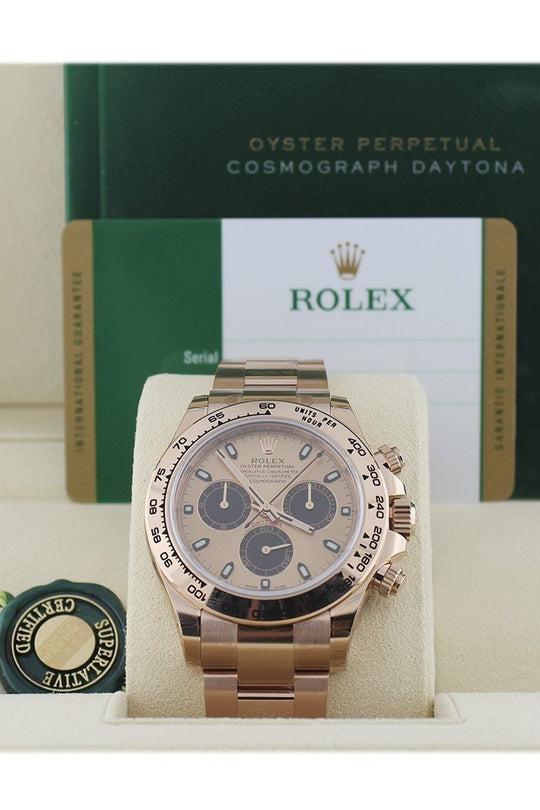 Pink dial - Gold strap - 40 mm