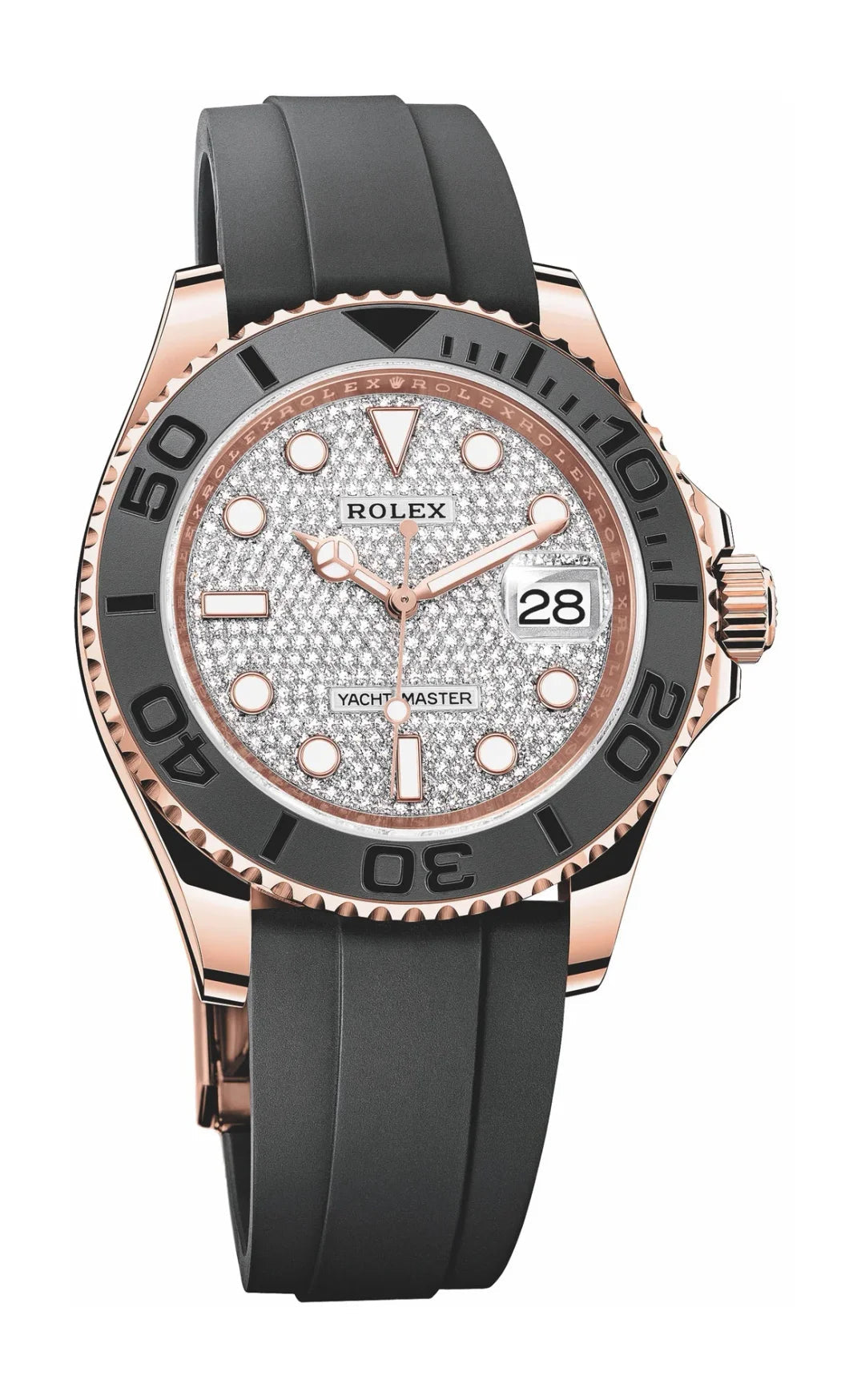 Luxury Watch Yacht-Master Diamond-paved - New 40mm