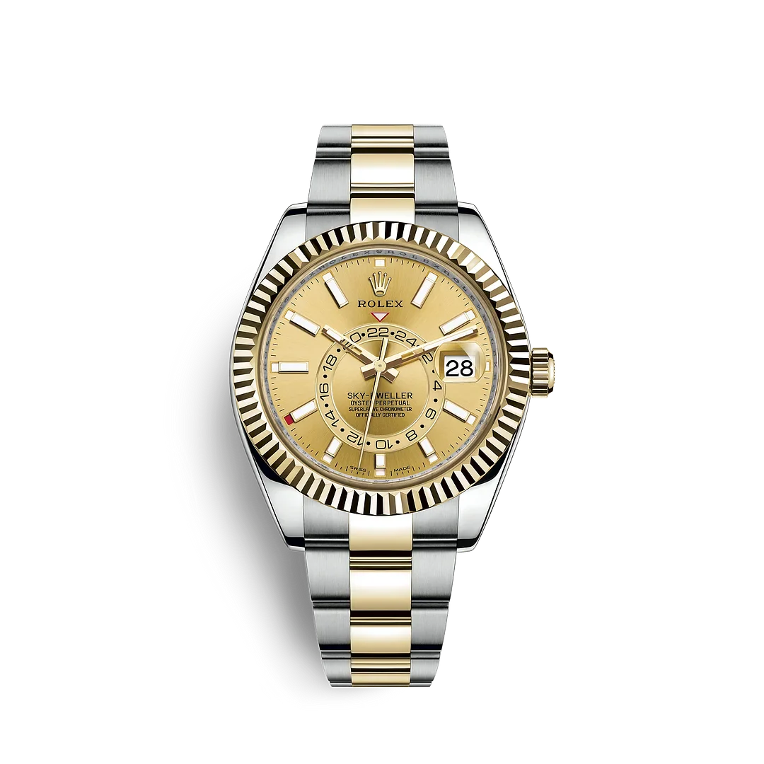 Champagne Dial Watch - Gold-42MM