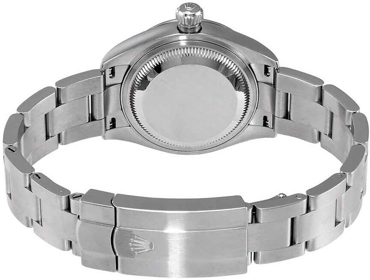 Pink Dial Watch-Silver-28MM