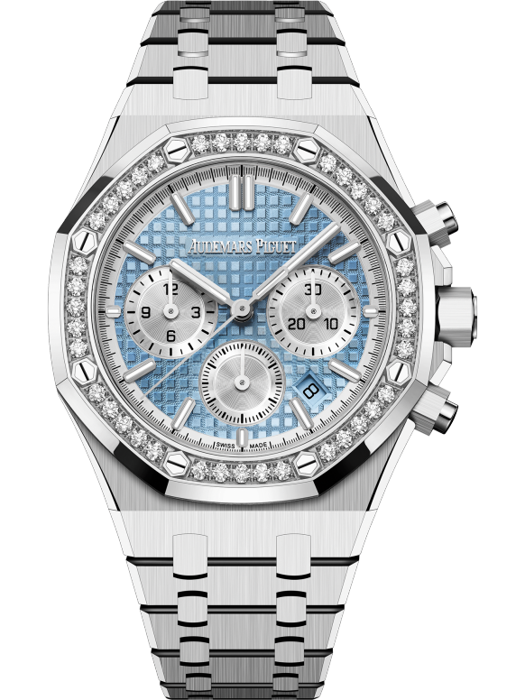 Silver 904L Steel Light Blue Dial - Watch - 38mm