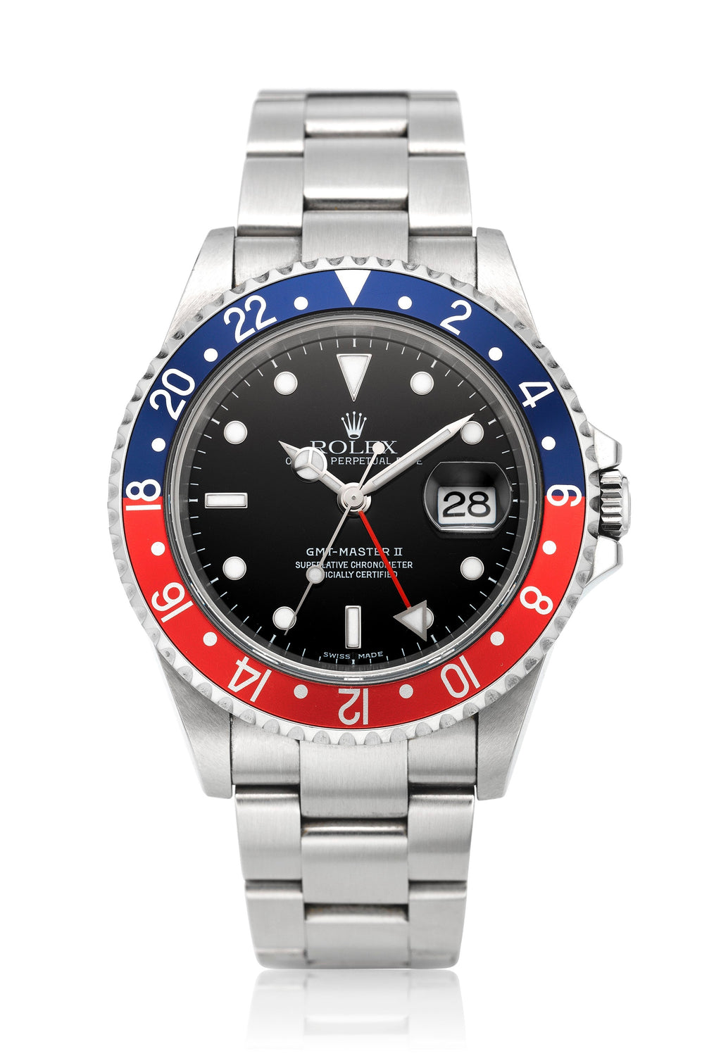 Black Dial Watch-Silver-Coke Bezel-40MM