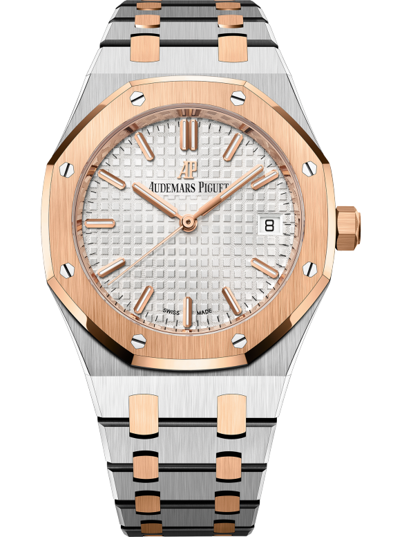 Silver Gold 904L Steel Silver Dial - Watch - 34mm