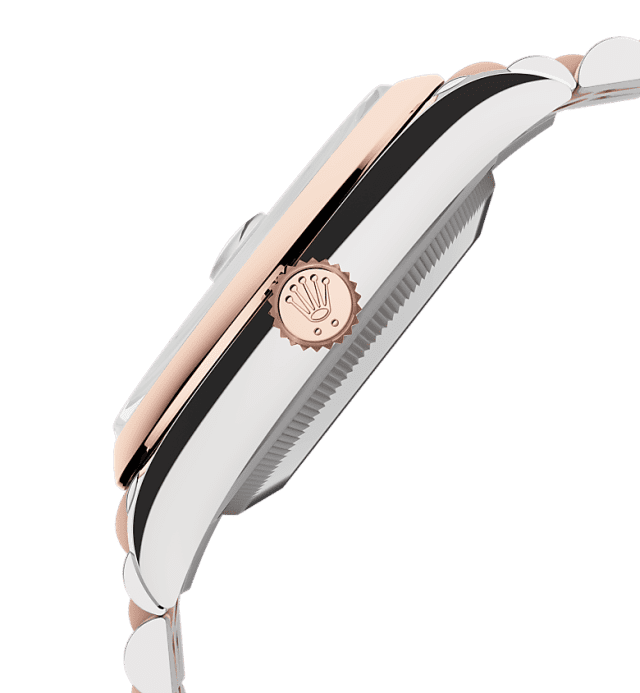 Slate grey dial watch - Gold bracelet - 36mm