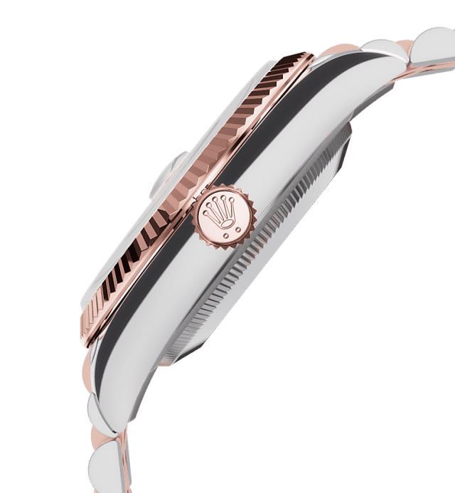 Slate grey dial watch - Gold bracelet - 36mm
