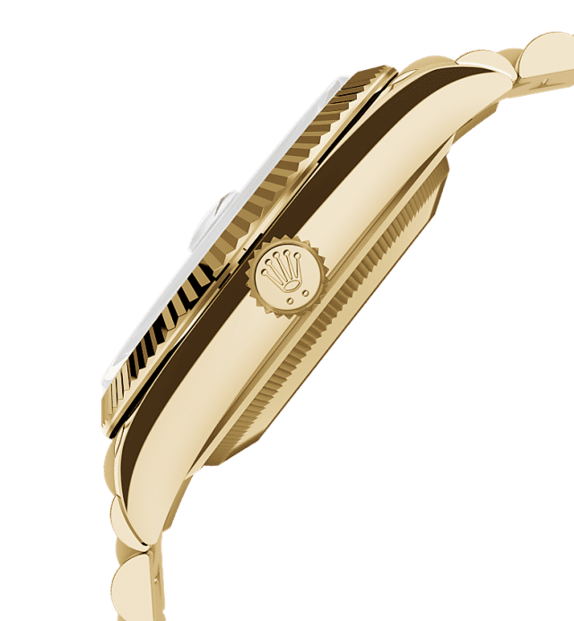 Brown dial - Gold strap - 36 mm