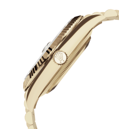 Gradient green dial - Gold strap - 40mm