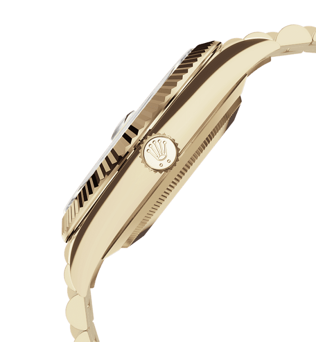 Black dial - Gold strap - 40 mm