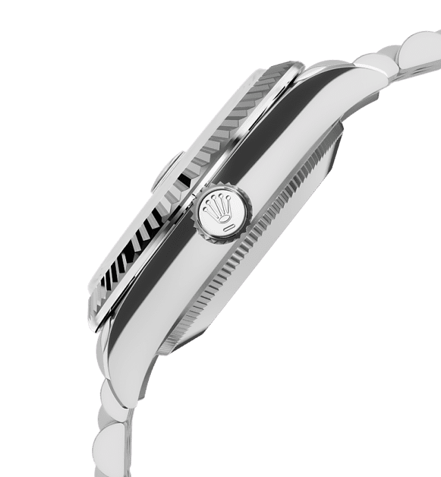 Aubergine dial watch -Silver bracelet -31mm