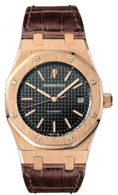 Dark brown 904L steel dark grey dial - Watch - 39 mm