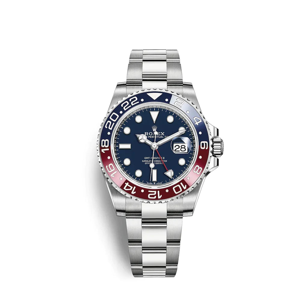 Blue dial watch-Silver-40MM
