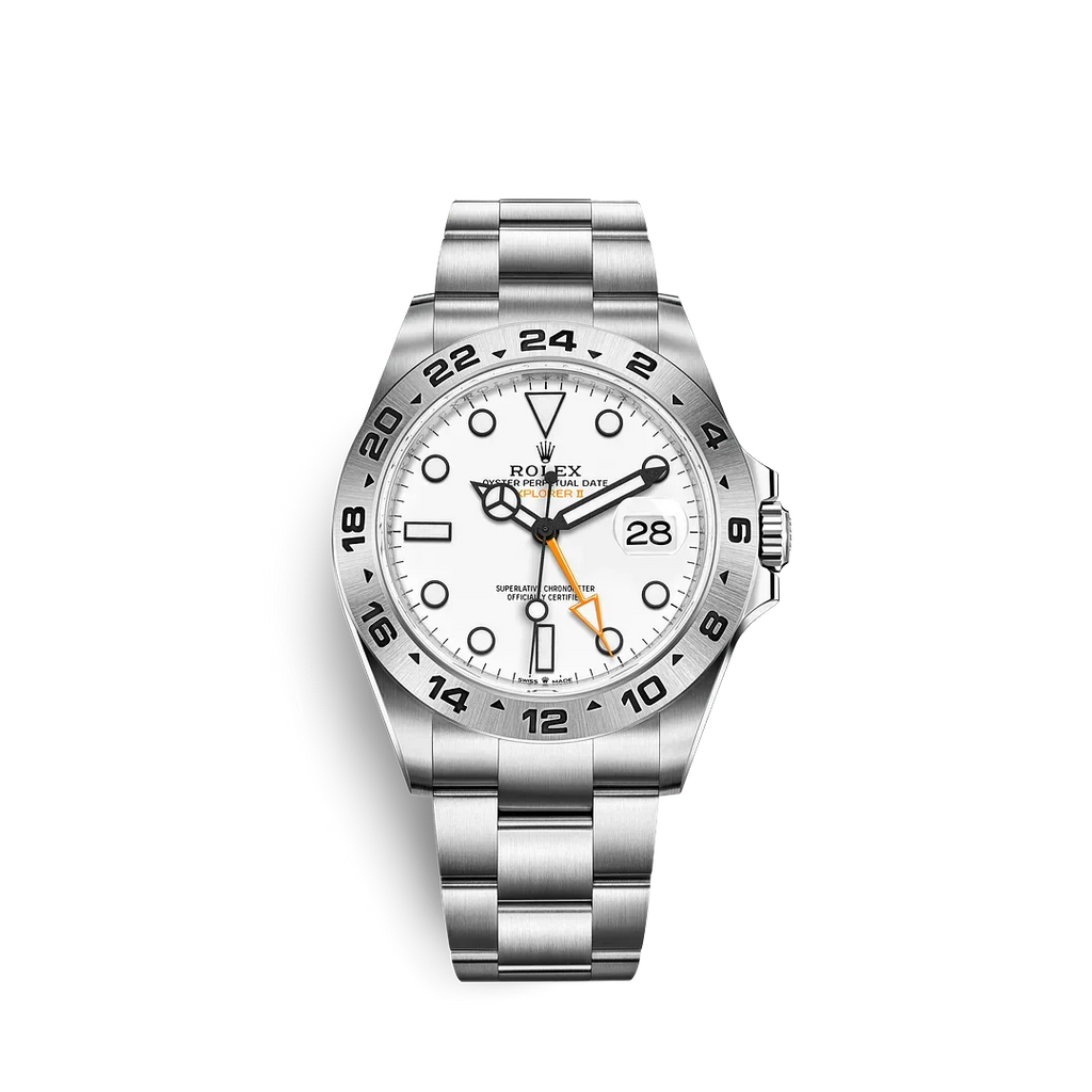 White Dial Watch-Silver-42MM