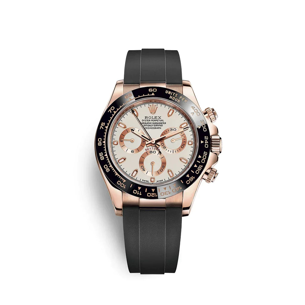 White dial - Black strap - 40MM