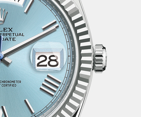 Blue dial - Silver strap - 40mm
