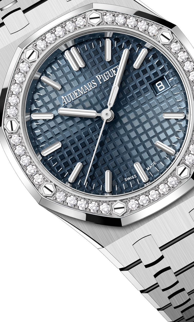 Silver Gold 904L Steel Blue Dial - Watch - 34mm