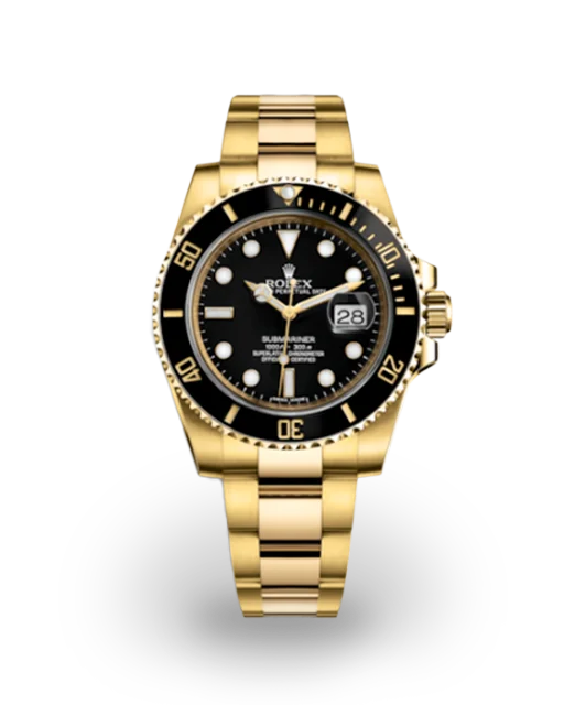 Black Dial Watch - Gold-40MM