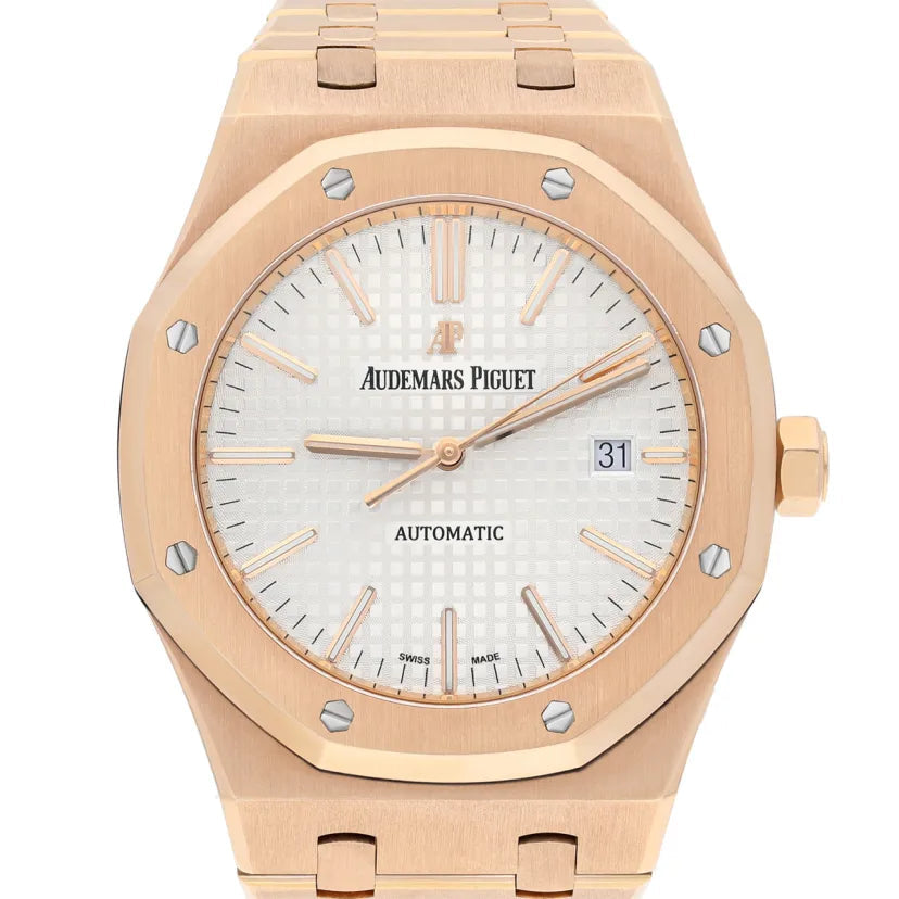 Rose Gold 904L Steel Silver White Dial - Watches - 41mm