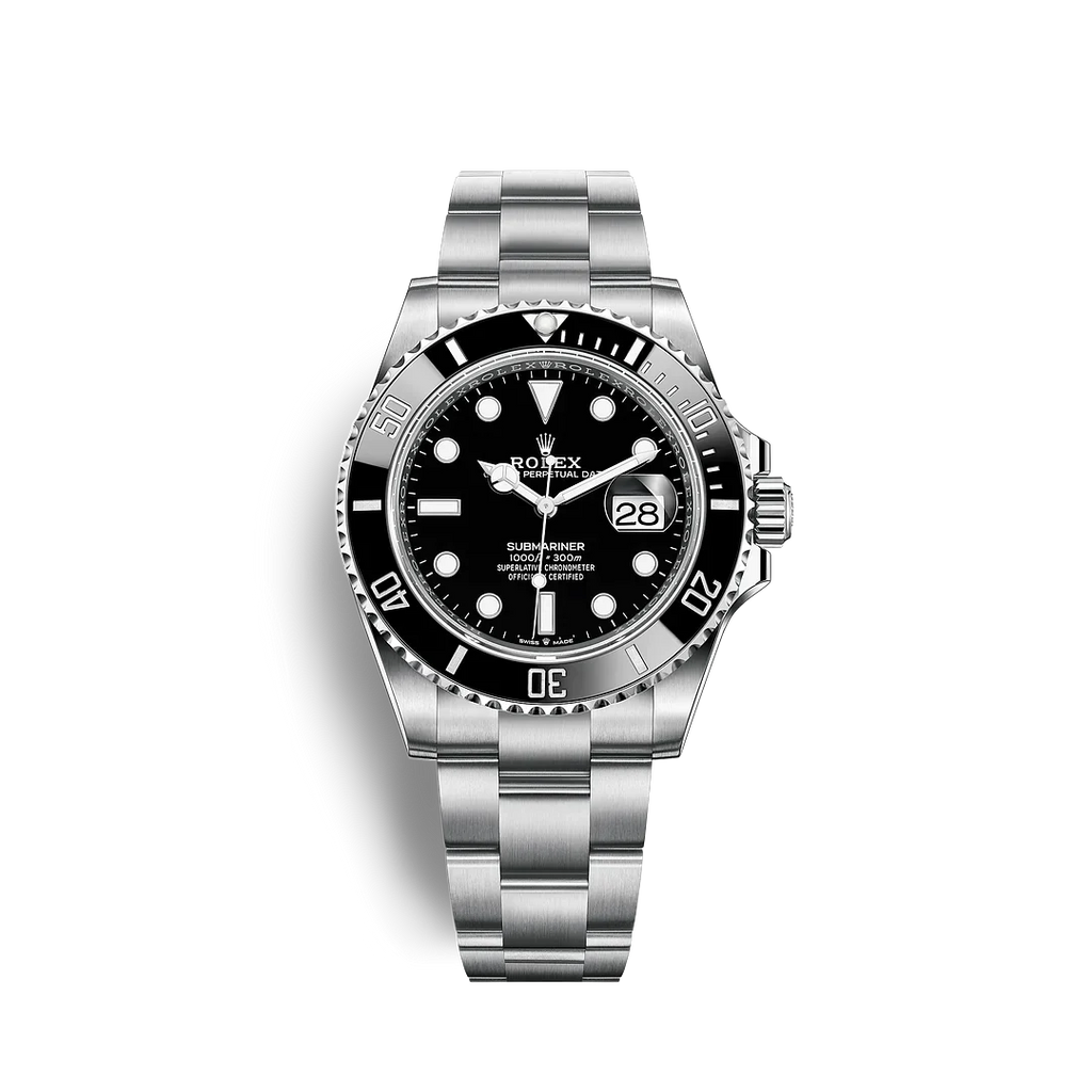 Black Dial Watch - Silver-41MM