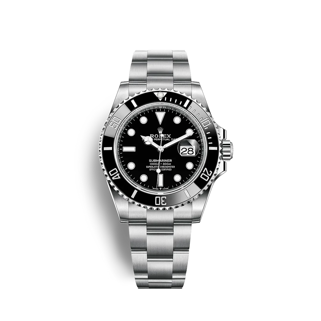 Black Dial Watch - Silver-41MM